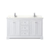 Custom image for White with Polished Chrome Trim / White Quartz / No Mirror