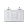 Custom image for White with Polished Chrome Trim / White Quartz / No Mirror