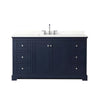 Custom image for Dark Blue with Polished Chrome Trim / Giotto Quartz / No Mirror