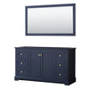 Custom image for Dark Blue with Brushed Gold Trim / 58