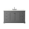 Custom image for Dark Gray with Matte Black Trim / Giotto Quartz / No Mirror