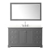 Custom image for Dark Gray with Polished Chrome Trim / Giotto Quartz / 58