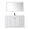Custom image for White with Matte Black Trim / Giotto Quartz / 58