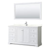 Custom image for White with Polished Chrome Trim / Giotto Quartz / 58