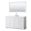 Custom image for White with Polished Chrome Trim / White Quartz / 58