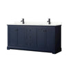 Custom image for Dark Blue with Matte Black Trim / Giotto Quartz / No Mirror