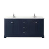 Custom image for Dark Blue with Polished Chrome Trim / Giotto Quartz / No Mirror