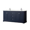 Custom image for Dark Blue with Polished Chrome Trim / Giotto Quartz / No Mirror