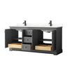 Custom image for Dark Gray with Matte Black Trim / Giotto Quartz / No Mirror