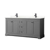 Custom image for Dark Gray with Matte Black Trim / Giotto Quartz / No Mirror