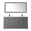 Custom image for Dark Gray with Matte Black Trim / White Quartz / 70
