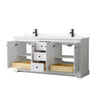 Custom image for White with Matte Black Trim / Giotto Quartz / No Mirror