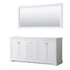 Custom image for White with Brushed Gold Trim / 70