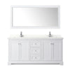 Custom image for White with Polished Chrome Trim / Giotto Quartz / 70
