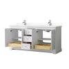 Custom image for White with Polished Chrome Trim / Giotto Quartz / No Mirror