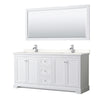 Custom image for White with Polished Chrome Trim / White Quartz / 70