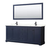 Custom image for Dark Blue with Matte Black Trim / Giotto Quartz / 70