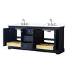 Custom image for Dark Blue with Polished Chrome Trim / Giotto Quartz / No Mirror