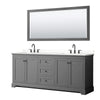 Custom image for Dark Gray with Matte Black Trim / Carrara Cultured Marble / 70