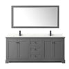 Custom image for Dark Gray with Matte Black Trim / Giotto Quartz / 70