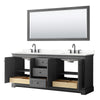 Custom image for Dark Gray with Matte Black Trim / Giotto Quartz / 70