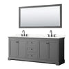 Custom image for Dark Gray with Matte Black Trim / Giotto Quartz / 70