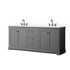 Custom image for Dark Gray with Matte Black Trim / White Cultured Marble / No Mirror