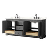 Custom image for Dark Gray with Matte Black Trim / White Quartz / No Mirror