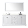 Custom image for White with Matte Black Trim / Giotto Quartz / 70