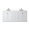 Custom image for White with Matte Black Trim / Giotto Quartz / No Mirror