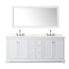 Custom image for White with Polished Chrome Trim / Giotto Quartz / 70