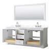 Custom image for White with Polished Chrome Trim / Giotto Quartz / 70