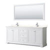 Custom image for White with Polished Chrome Trim / White Quartz / 70