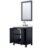 Custom image for Dark Blue with Matte Black Trim / White Quartz / 24