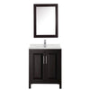 Custom image for Dark Espresso with Polished Chrome Trim / Giotto Quartz / Medicine Cabinet