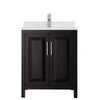 Custom image for Dark Espresso with Polished Chrome Trim / Giotto Quartz / No Mirror