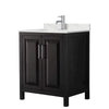 Custom image for Dark Espresso with Polished Chrome Trim / Giotto Quartz / No Mirror