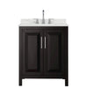 Custom image for Dark Espresso with Polished Chrome Trim / Giotto Quartz / No Mirror