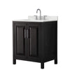 Custom image for Dark Espresso with Polished Chrome Trim / Giotto Quartz / No Mirror