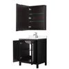 Custom image for Dark Espresso with Polished Chrome Trim / White Quartz / Medicine Cabinet
