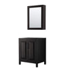 Custom image for Dark Espresso with Matte Black Trim / Medicine Cabinet