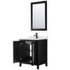 Custom image for Dark Espresso with Matte Black Trim / Giotto Quartz / 24
