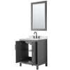 Custom image for Dark Gray with Matte Black Trim / Giotto Quartz / 24