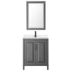 Custom image for Dark Gray with Matte Black Trim / White Quartz / 24