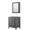 Custom image for Dark Gray with Polished Chrome Trim / Medicine Cabinet
