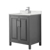 Custom image for Dark Gray with Polished Chrome Trim / Giotto Quartz / No Mirror