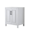 Custom image for White with Matte Black Trim / No Mirror