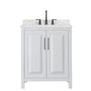Custom image for White with Matte Black Trim / Giotto Quartz / No Mirror