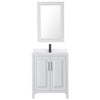 Custom image for White with Matte Black Trim / White Quartz / 24