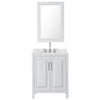 Custom image for White with Polished Chrome Trim / Giotto Quartz / 24